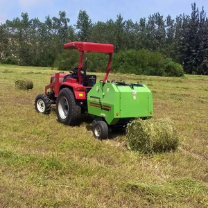 Factory wholesale hay bailing mini square baler hay balers rolling round hays baler machinery hydraulic pine machineries