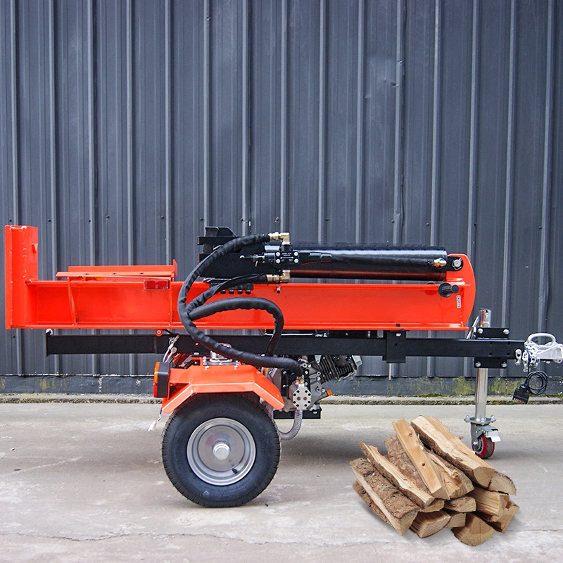 Forestry Machinery 40-ton wood splitter 50 ton wood splitter wood log splitter horizontal mini loader