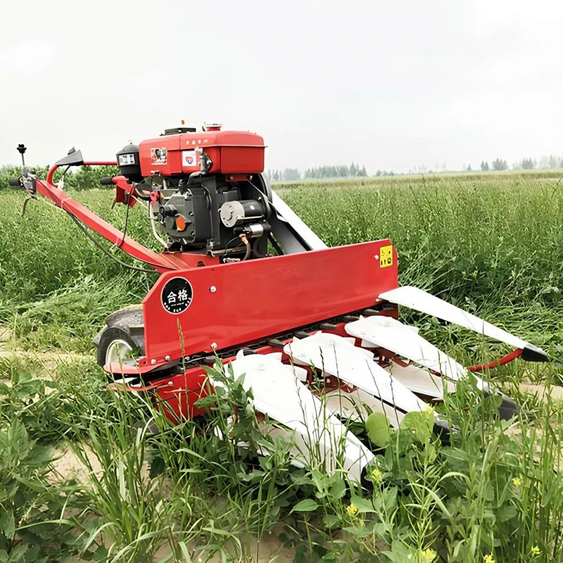 Hot selling mini sugarcane harvester half feed mini harvester mini combine oats harvester for farm