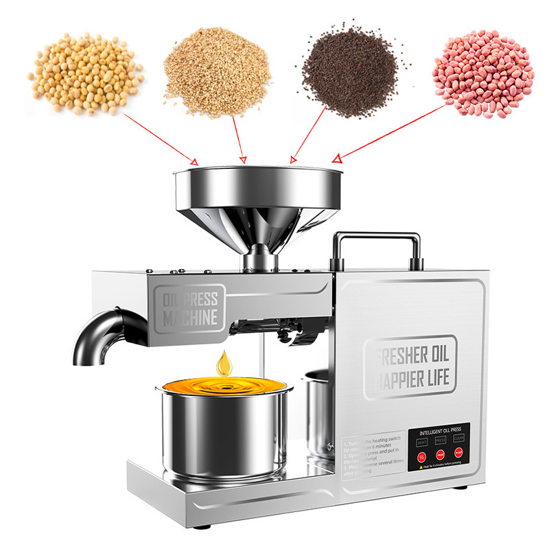 CHANGTIAN farm machine organic cold pressed castor oil home soybean oil press for sale small oil press line for home