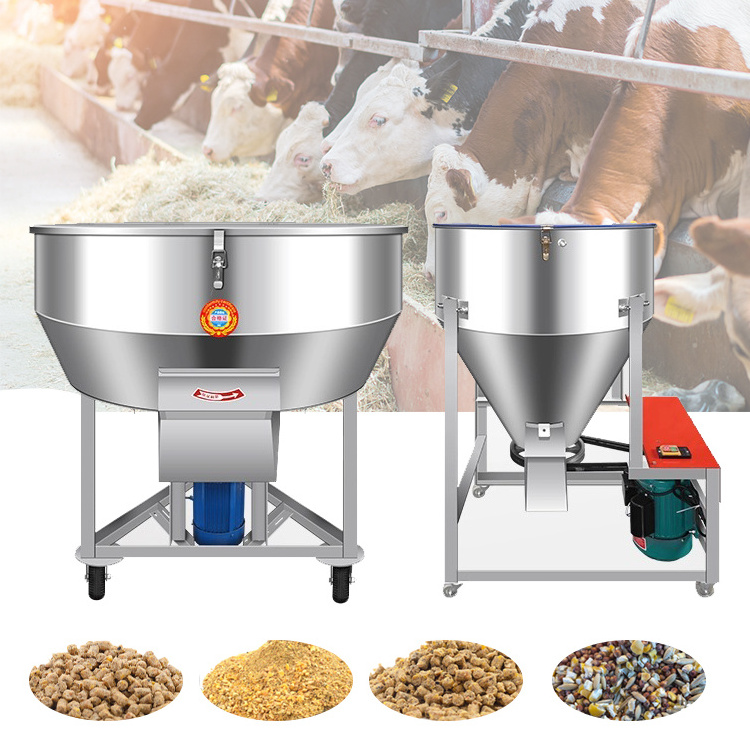 CHANGTIAN horizontal mixer 3 ton / batch feed feed mixer type 100 agricultural equipment 1000 kg ribbon blender animal feed mix