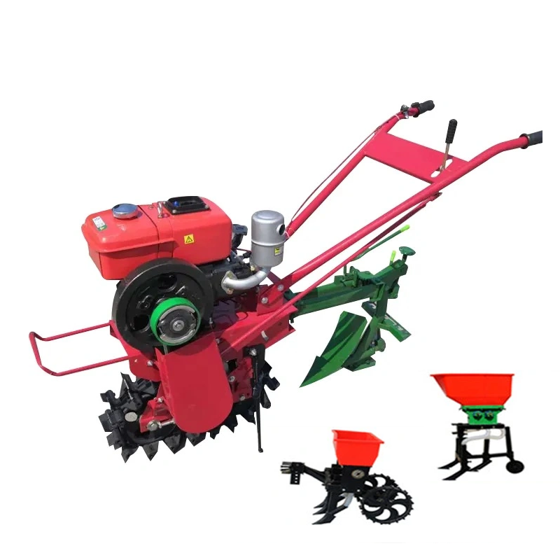 Hot sale mini land machine cultivator rotary tiller agricultural mini crawler cultivator mushroom cultivation