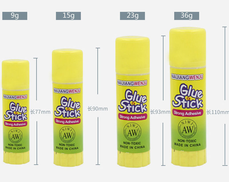 Bview Art Permanent Clear Application Glue Stick for School Office Needs