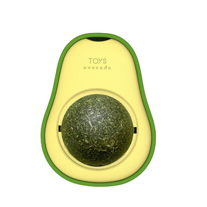 Avocado cat Mint Toy, Edible cat Toy, Extra Energy Supplement Ball, rotatable, Healthy cat Teeth Cleaning and Chewing Toy