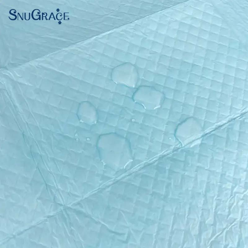 SNUGRACE Manufacturer Sample Free customized Disposable Dog Pee Blue Pads Pet Puppy Training Pads dog diaper