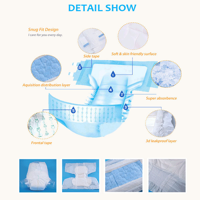 SNUGRACE OEM Free Sample Wholesale Elderly Diapers Women Incontinence Adult Diaper Pants Pull Up Baby Disposable Panties