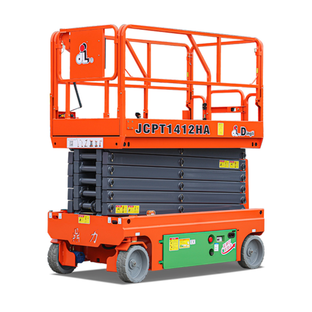 Collapse State Minimum Ground Clearance Used Electric Scissor Aerial Working Platform Lift