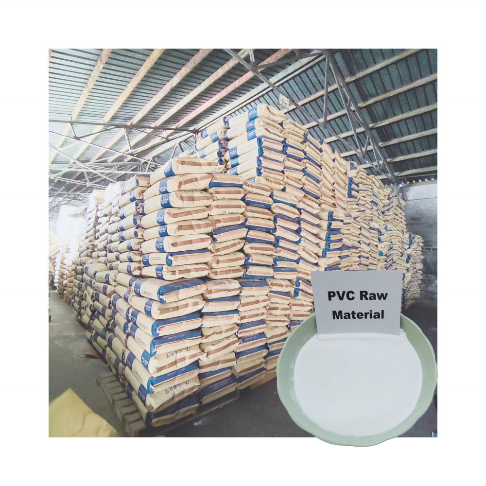 Raw Plastic Material Polyvinyl Chloride Resin SG5 K67 Suspension Grade PVC Resin For Pipes Resin PVC Plastic Raw Material