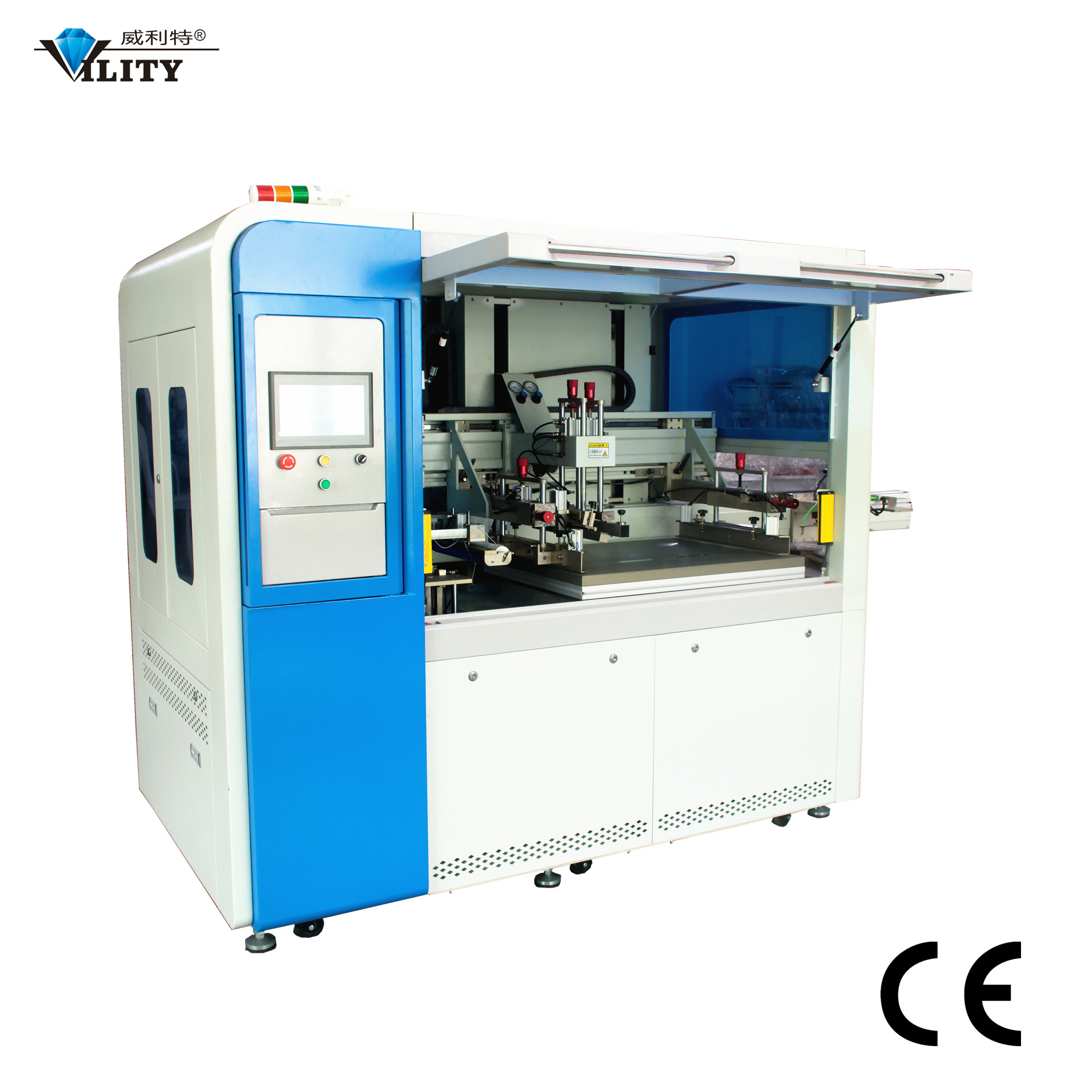 CE Certificate Auto Positioning Silk Screen Printing Machine for PVC Sheet Materials