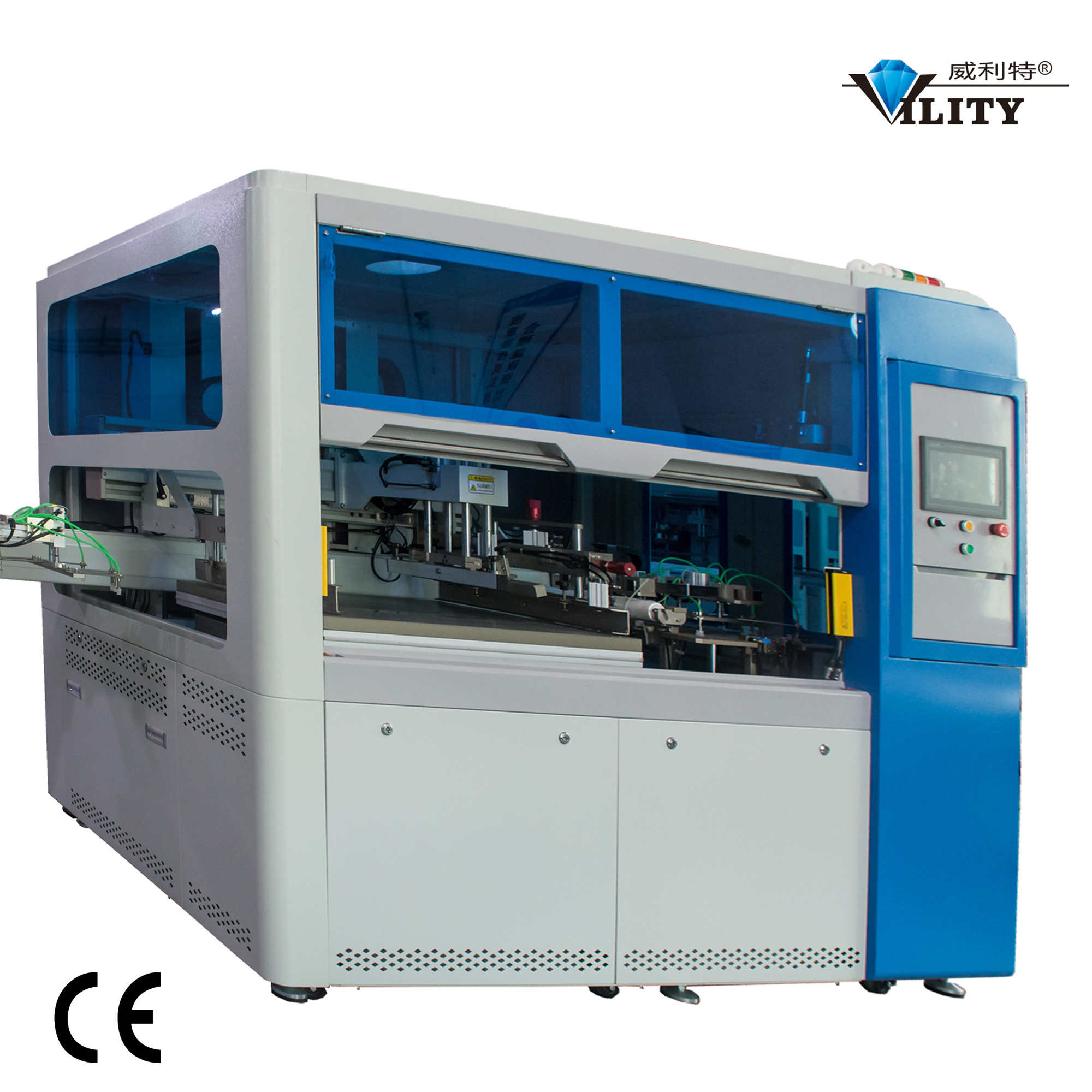 CE Certificate Auto Positioning Silk Screen Printing Machine for PVC Sheet Materials