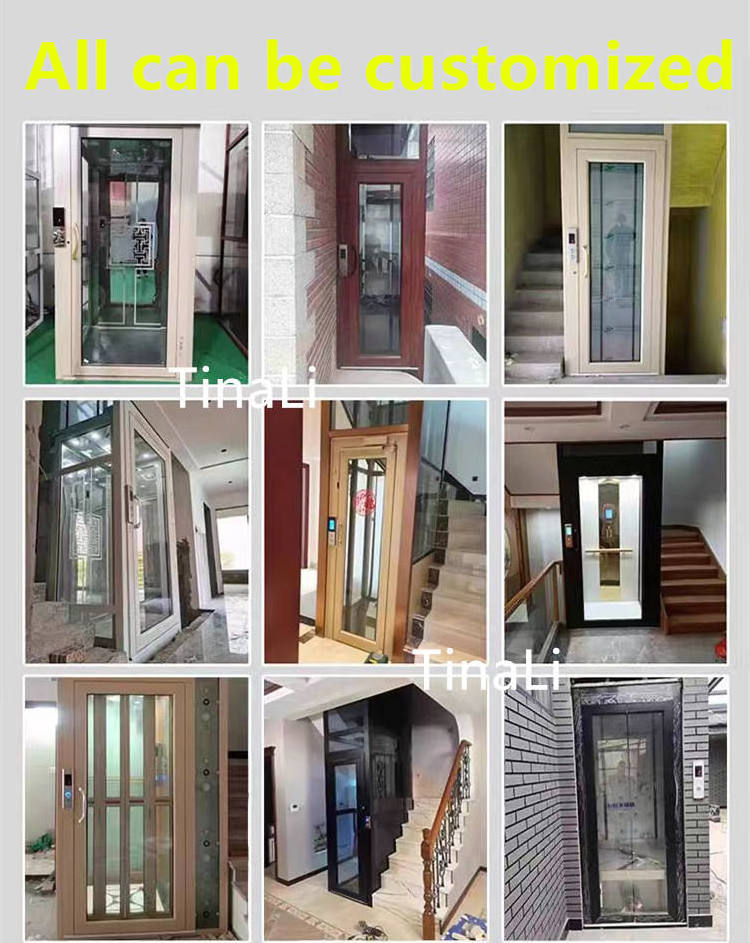 Hot sale passenger  home villa elevator hydraulic /traction  indoor/outdoor elevator home lift for hotel/office building