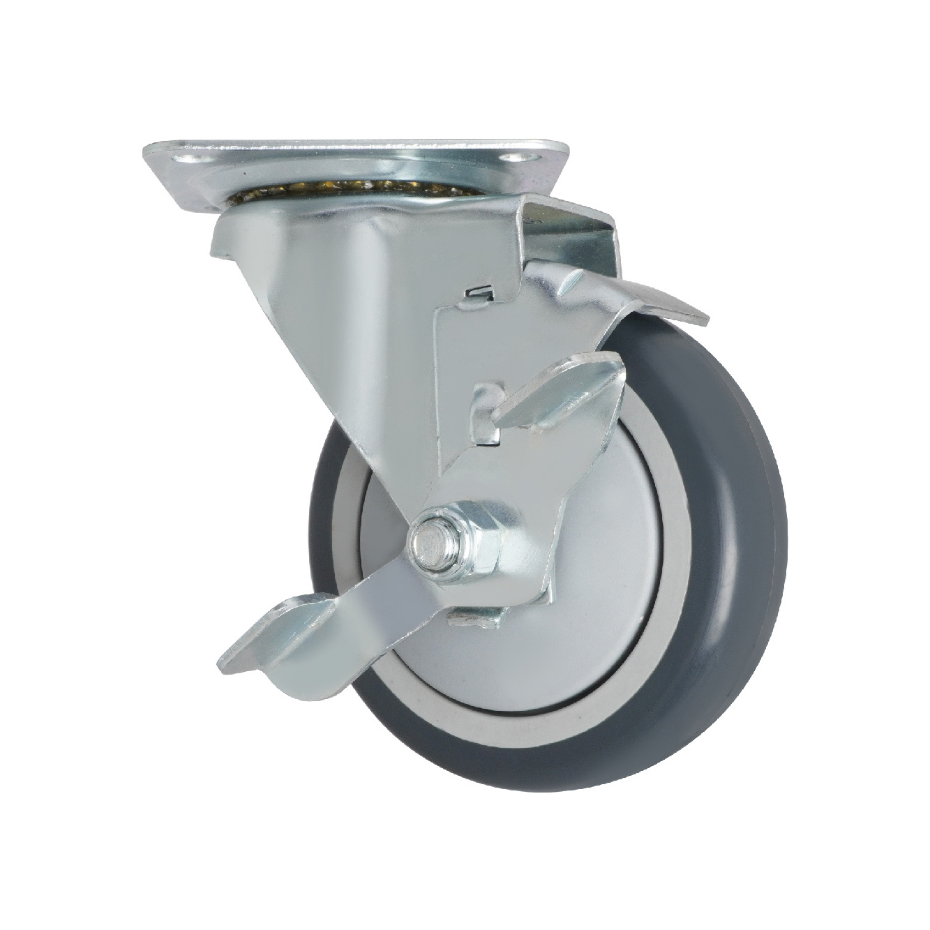 Heavy Duty 4 Inch Castor Wheel With Side Brake