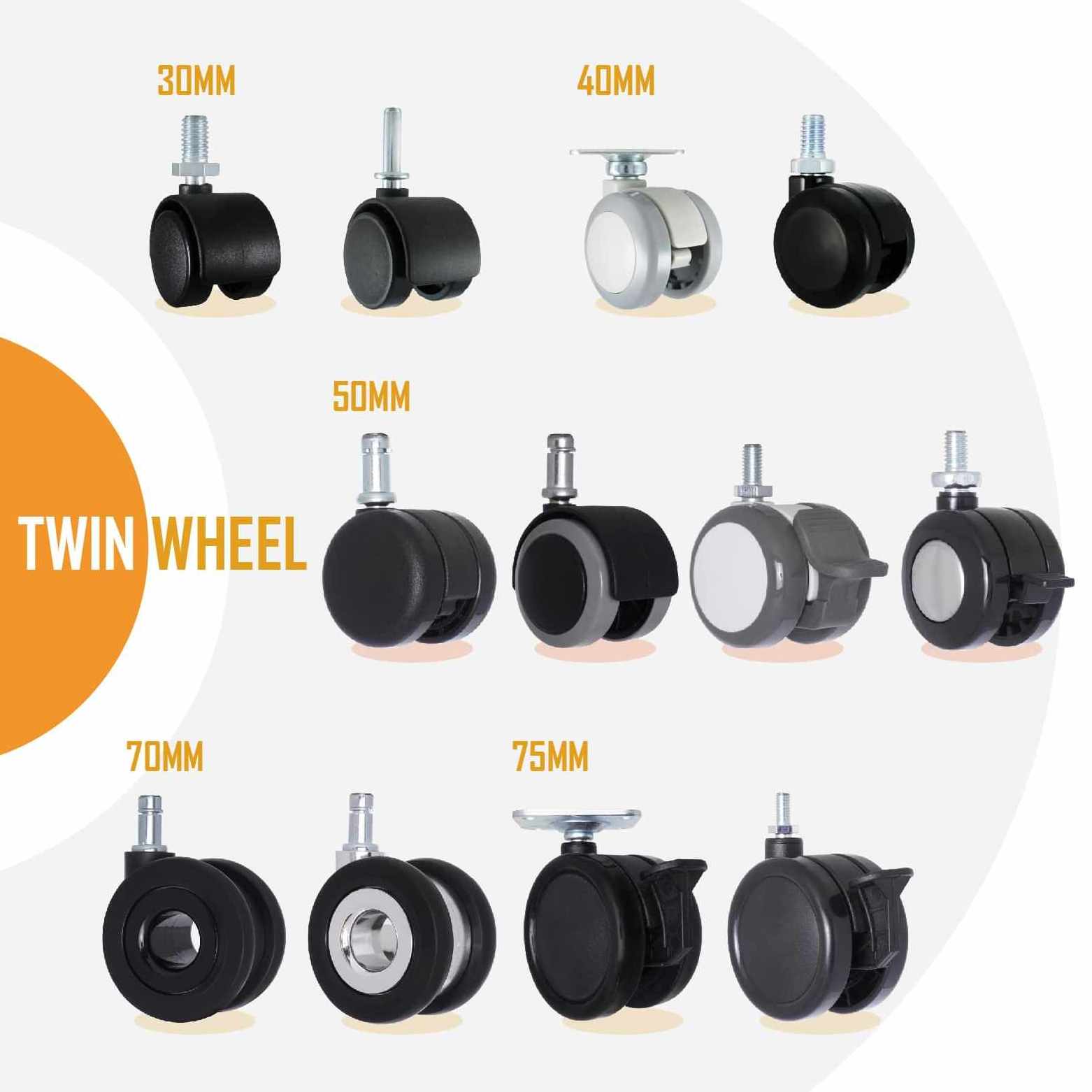 heavy duty metal caster wheels