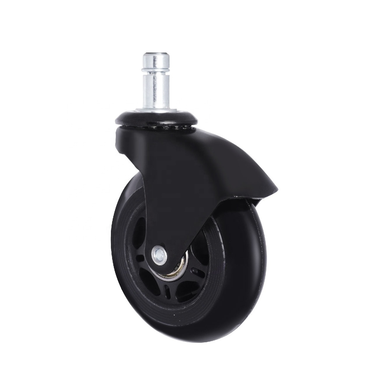 3 Inch Castor Small Casters Rolling Wheels PU Wheel For Office Dining Chairs