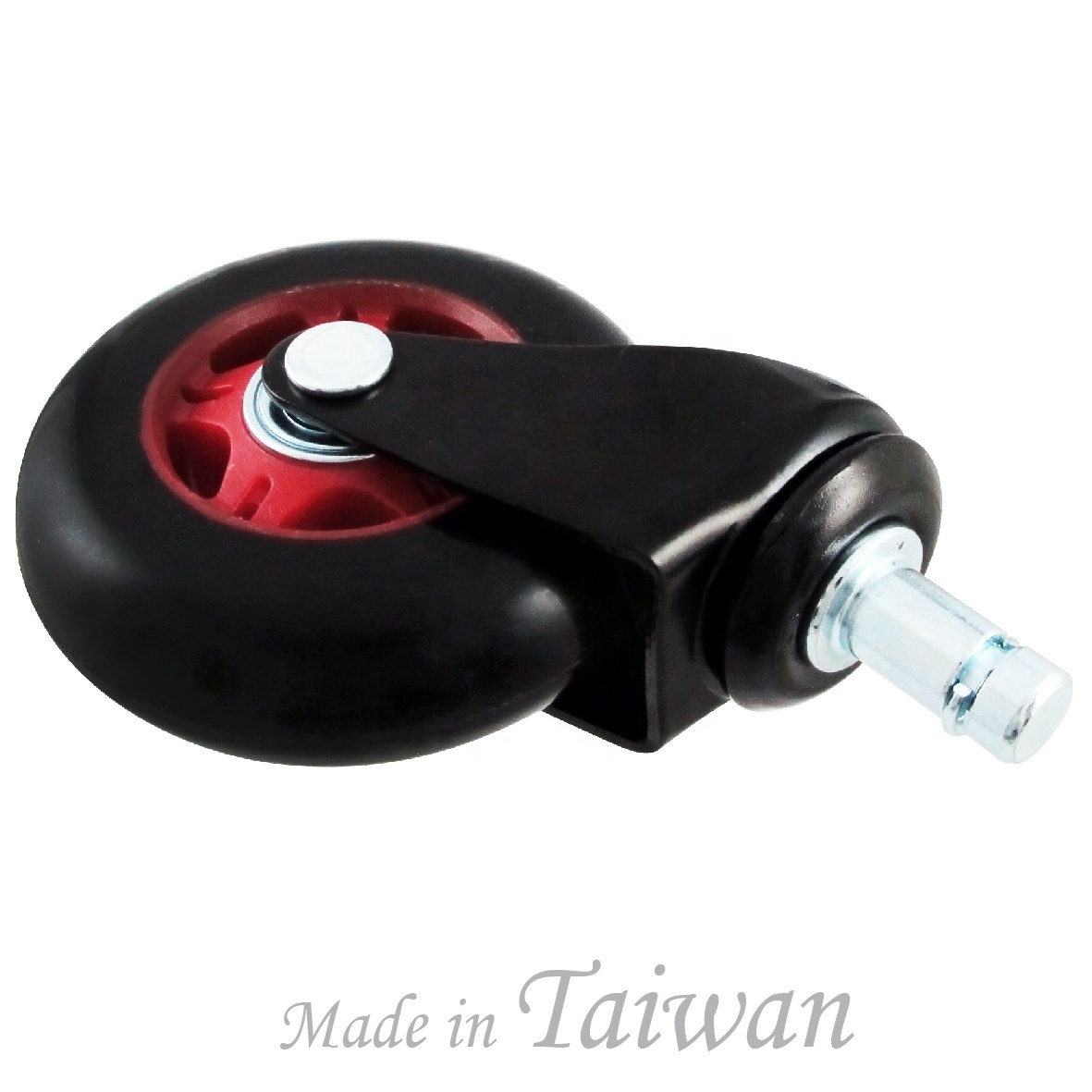 3 Inch Swivel Removeable Black Rollerblade Office Chair Caster Wheels