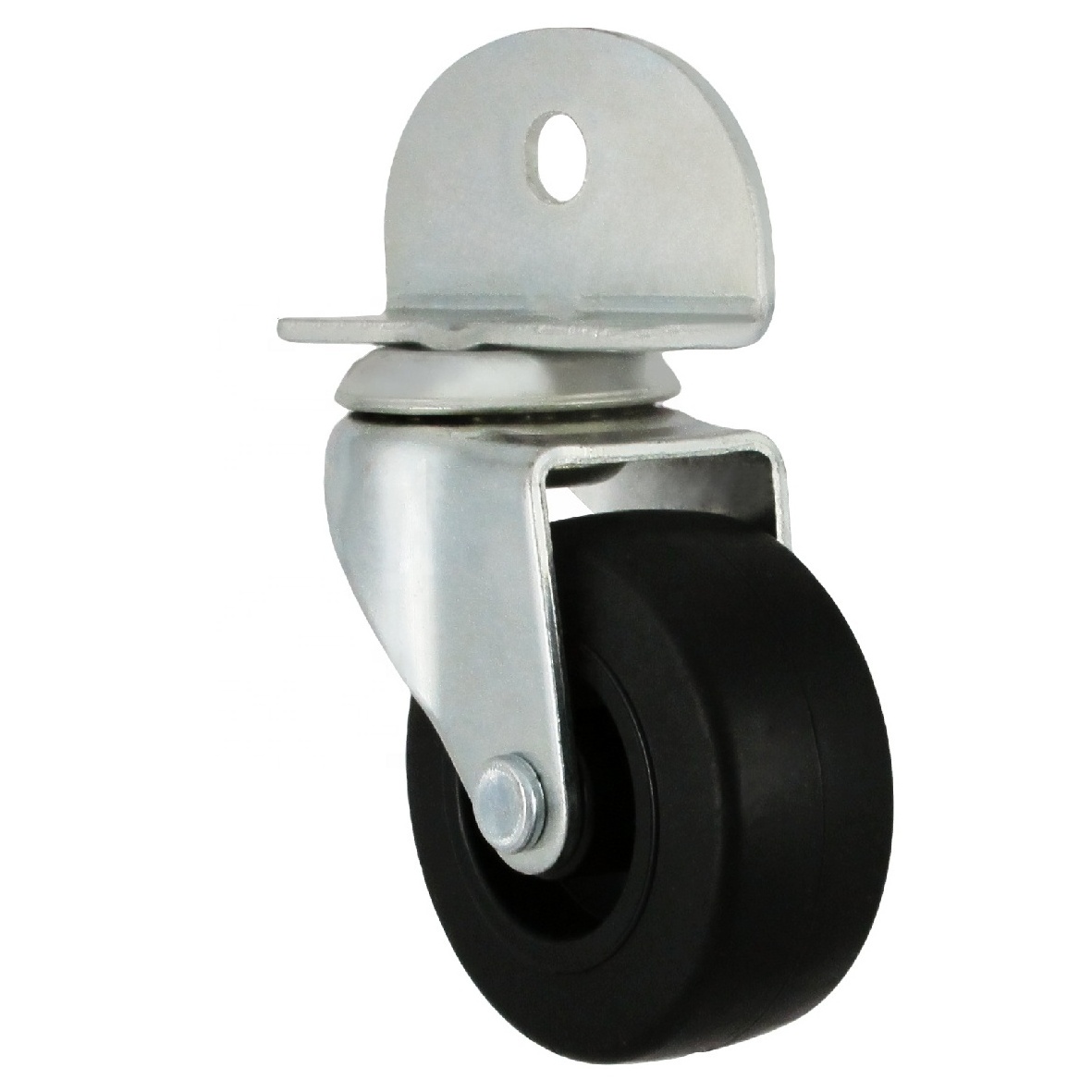 2 Inch Plate TPR Rubber Furniture Castor Wheel With Customize L Bracket Casters For Sofa, Cabinet, Furniture