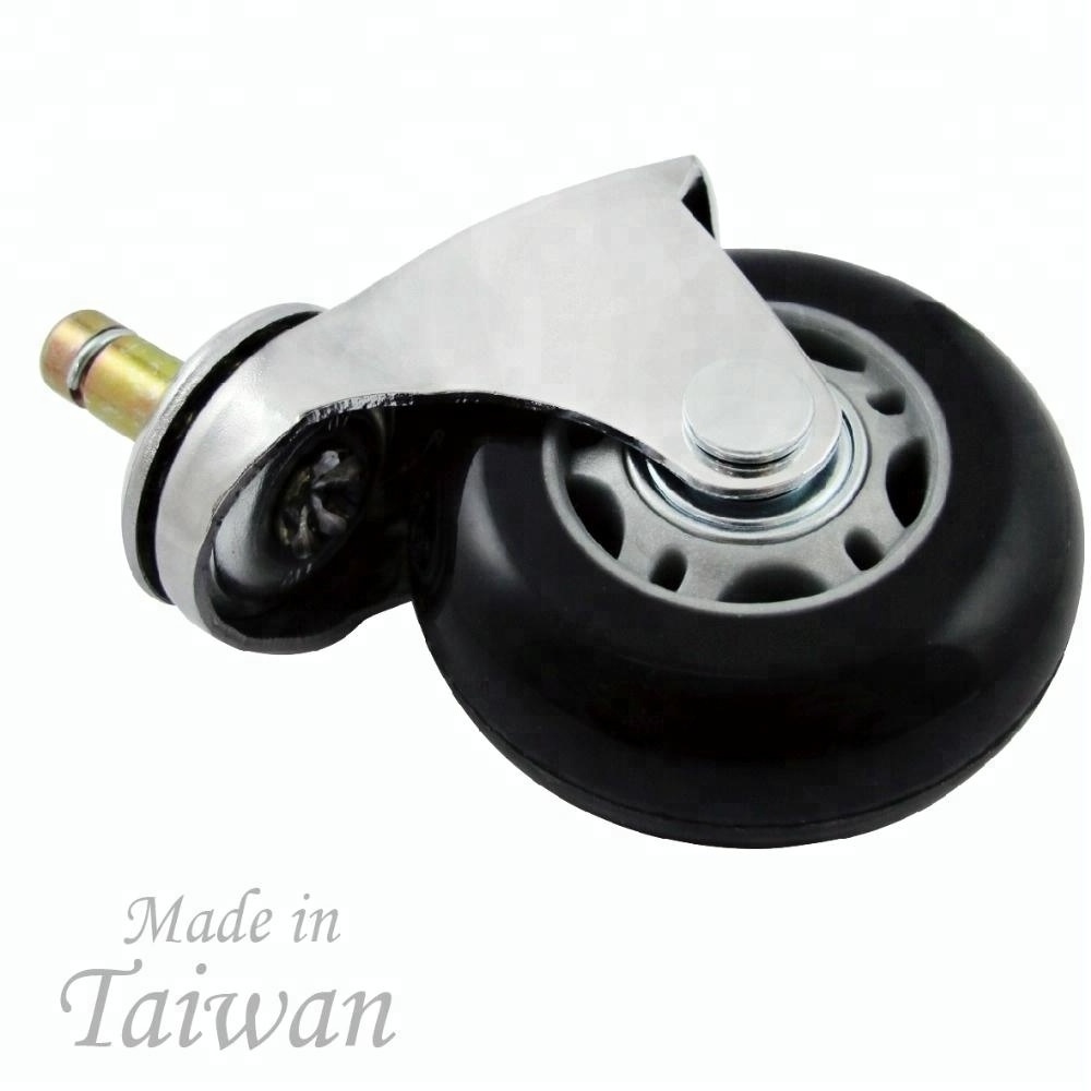 CCE Caster 65mm Furniture Chair Casters For Bed Wheels Carpet Hardwood Floors