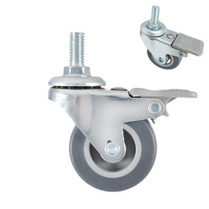 Caster Wheels Floor Lock