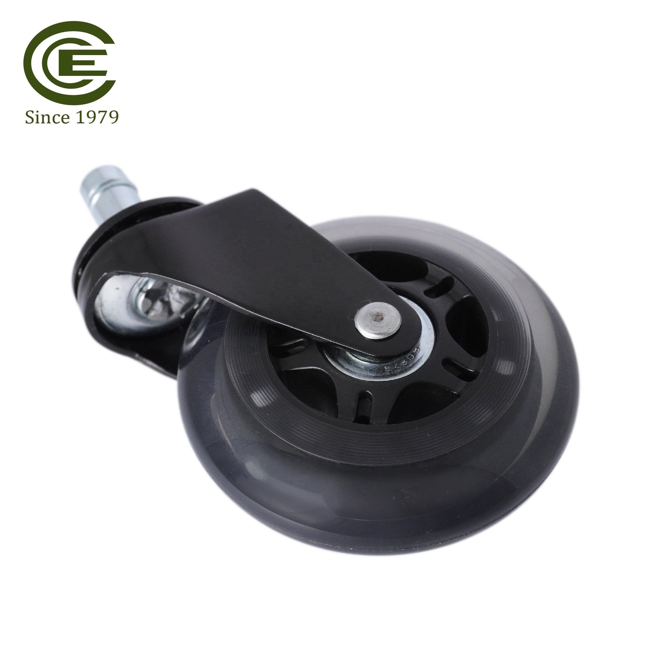 3 Inch PU Strong Office Cart Chair Rollers Wheels Casters For Hardwood Floors