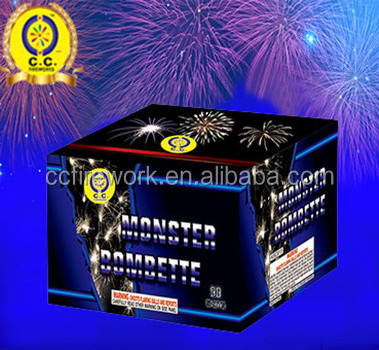 0.8 1 1.2 1.5 2 inch 25 100 shot 1.3g Fireworks Display Cake for sale