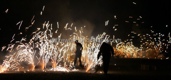 120 shots 1.3g big cake fireworks with CE of salute display fireworks