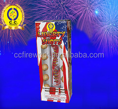 1.5 inch artillery aerial cylinder shell fireworks for sale