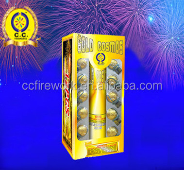 CC0511 Single Double Triple Shots Ball fireworks 1.5 1.75 2 3 Inch Artillery Shells Fireworks for sale