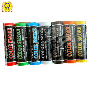 40s hand held color smoke fireworks for sale/wire pull smoke fireworks for wedding Photography Effect Parties