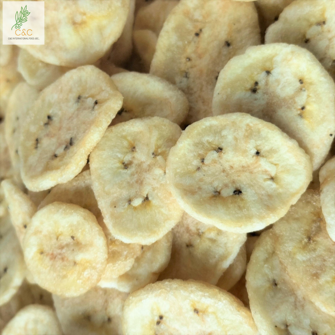 Vacuum Frying Banana Chips Soft, Crispy and Sweet Dried Fruit Export Quality 100% Natural Banana