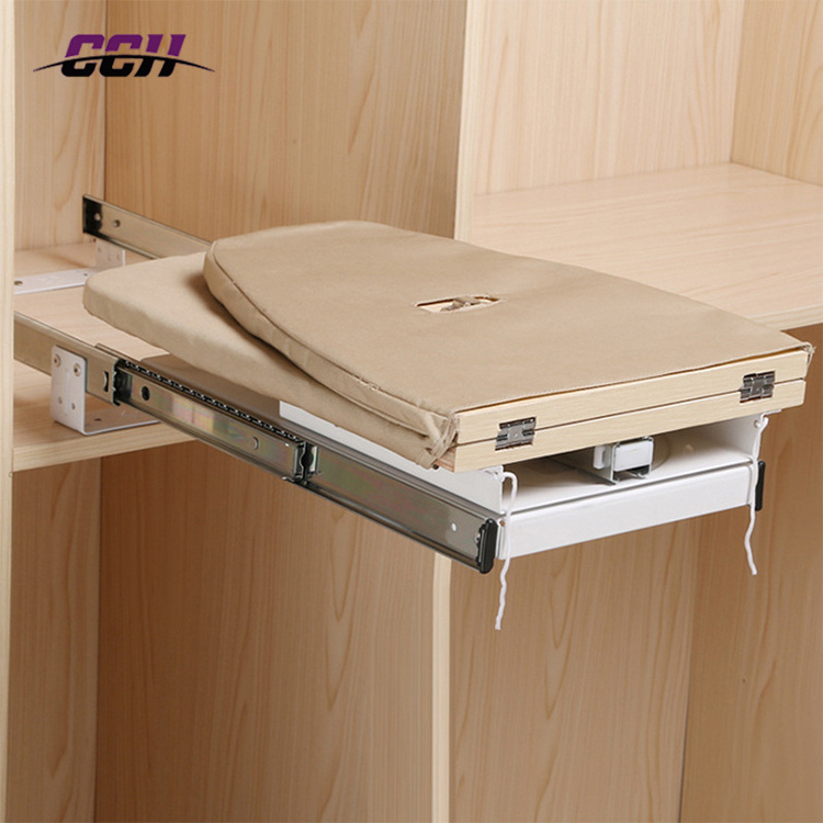 Hotel Wardrobe Folding Ironing Boards Rotate Ironing Board Foldable Board For Home Use Cabinet Industrial