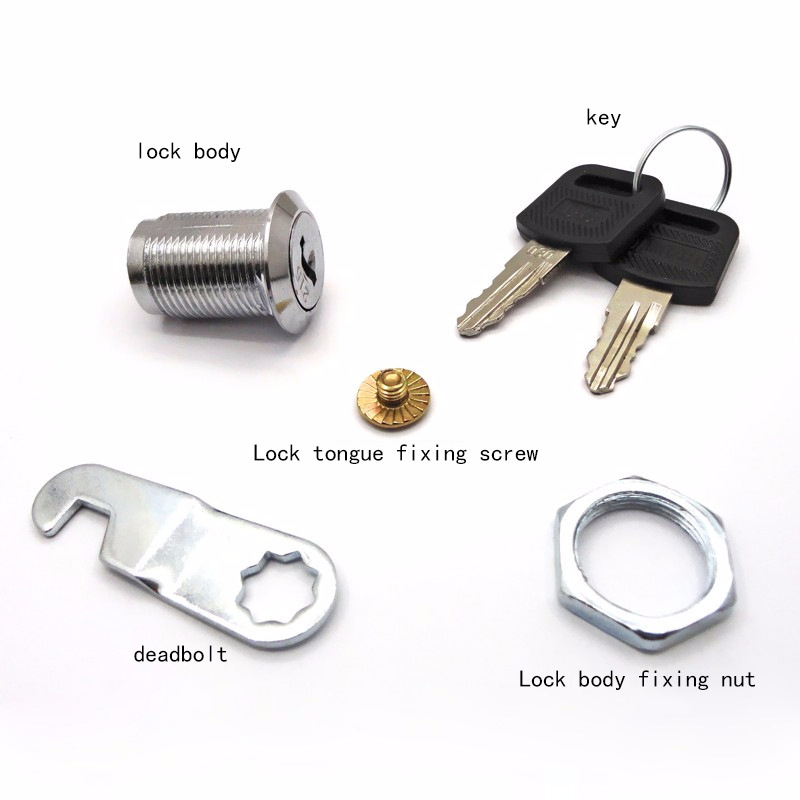 Office Drawer hidden cam lock locker Door Lock  Cylinder Lock Single Accessories