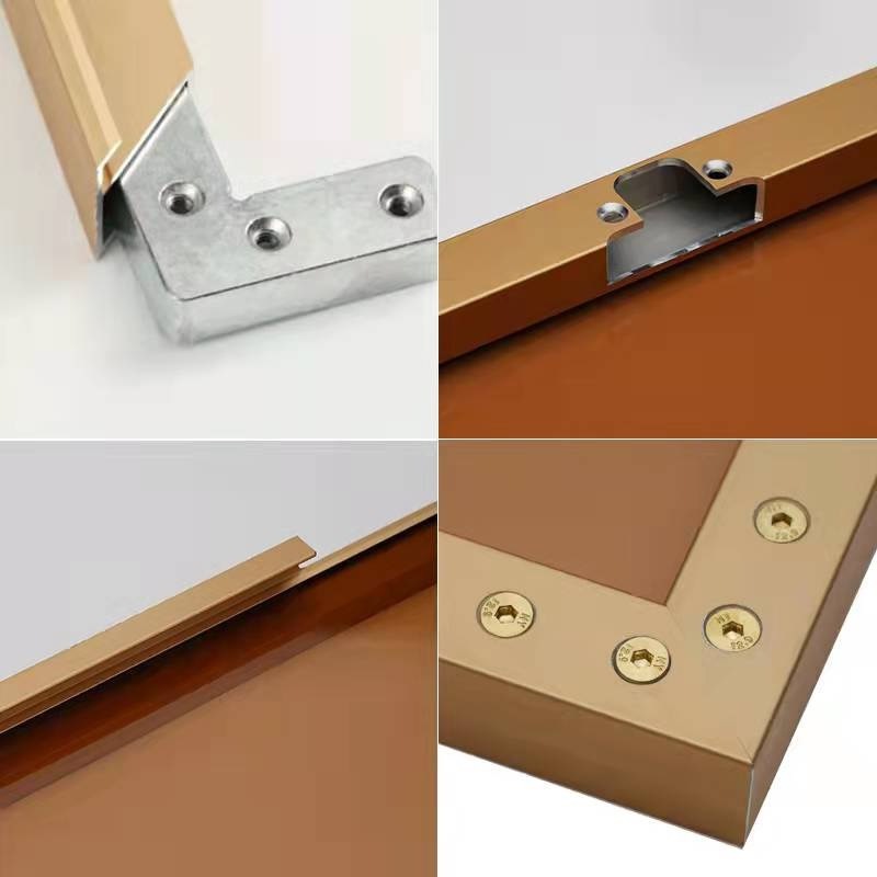 Aluminum extrusion profiles for door and windows Slim frame profile for Wardrobe glass sliding door