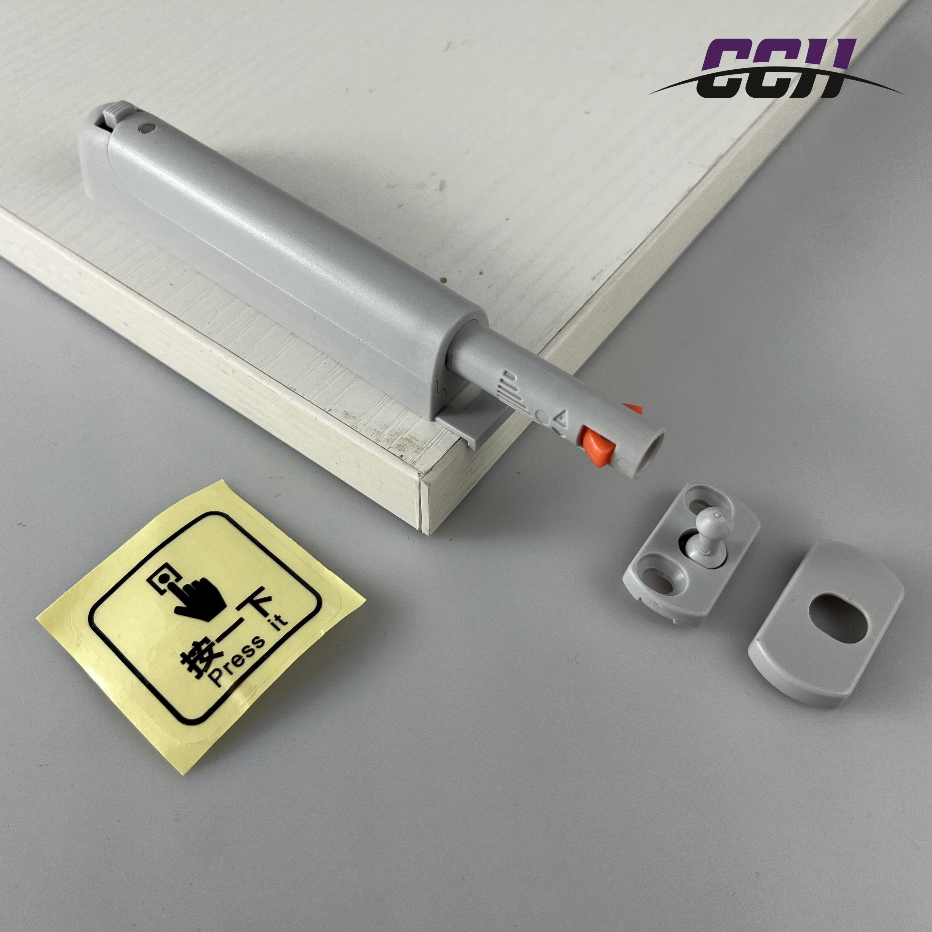 CCH Cabinet Hidden Magnetic Door Catch Soft Touch Rebound Damper Closet Push To Open Door System