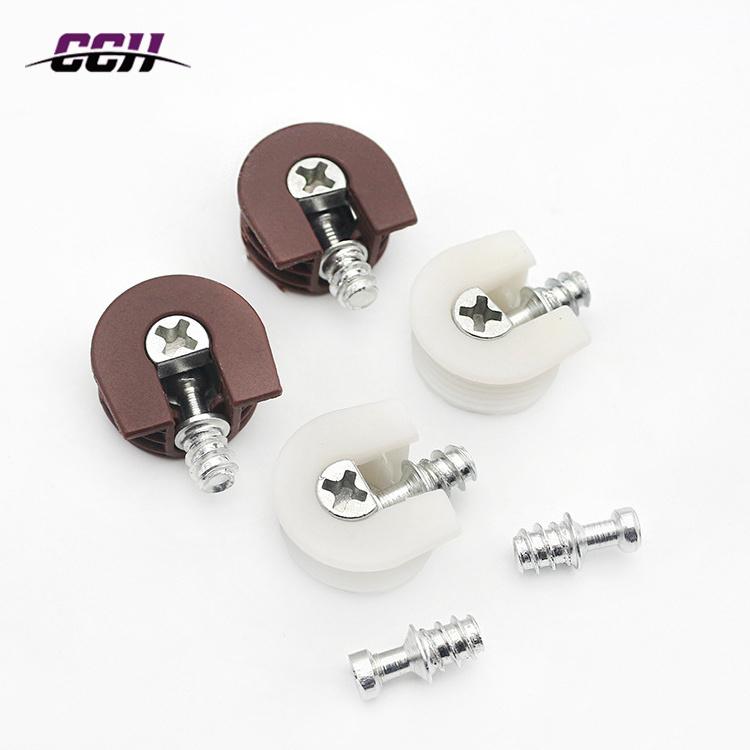 Cabinet cupboard invisible Plastic Glass Holder Shelf Support Pin Fastener Joint connector Wardrobe Furniture Hardware