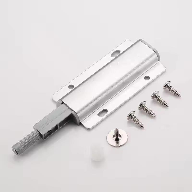 New Design Soft Close Drawer Damper Gold Sliver Kitchen Cabinet Door Closer Push To Open Magnetic Push Latch