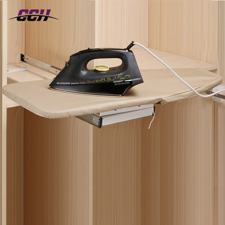 Hotel Wardrobe Folding Ironing Boards Rotate Ironing Board Foldable Board For Home Use Cabinet Industrial