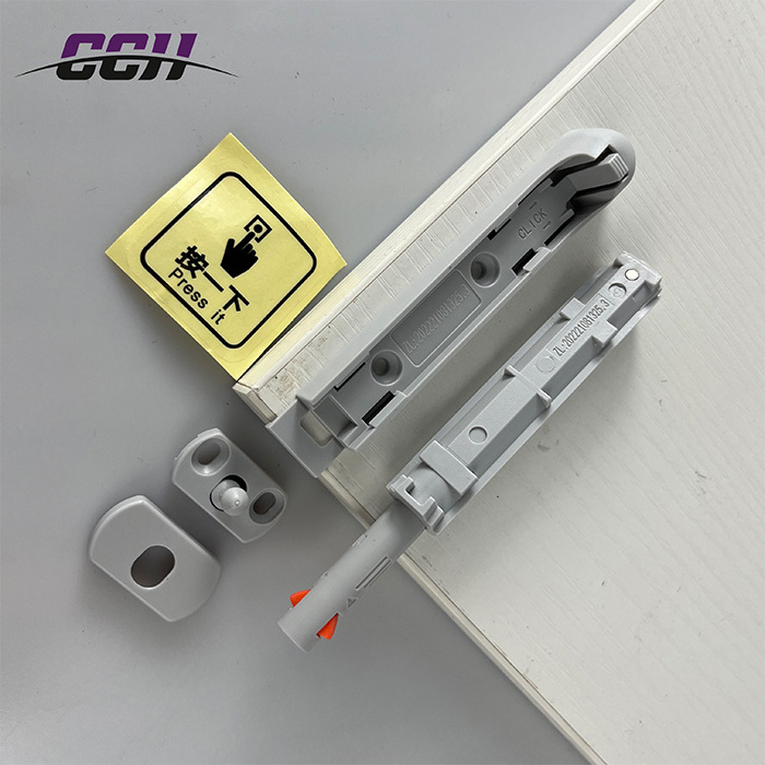 CCH Cabinet Hidden Magnetic Door Catch Soft Touch Rebound Damper Closet Push To Open Door System