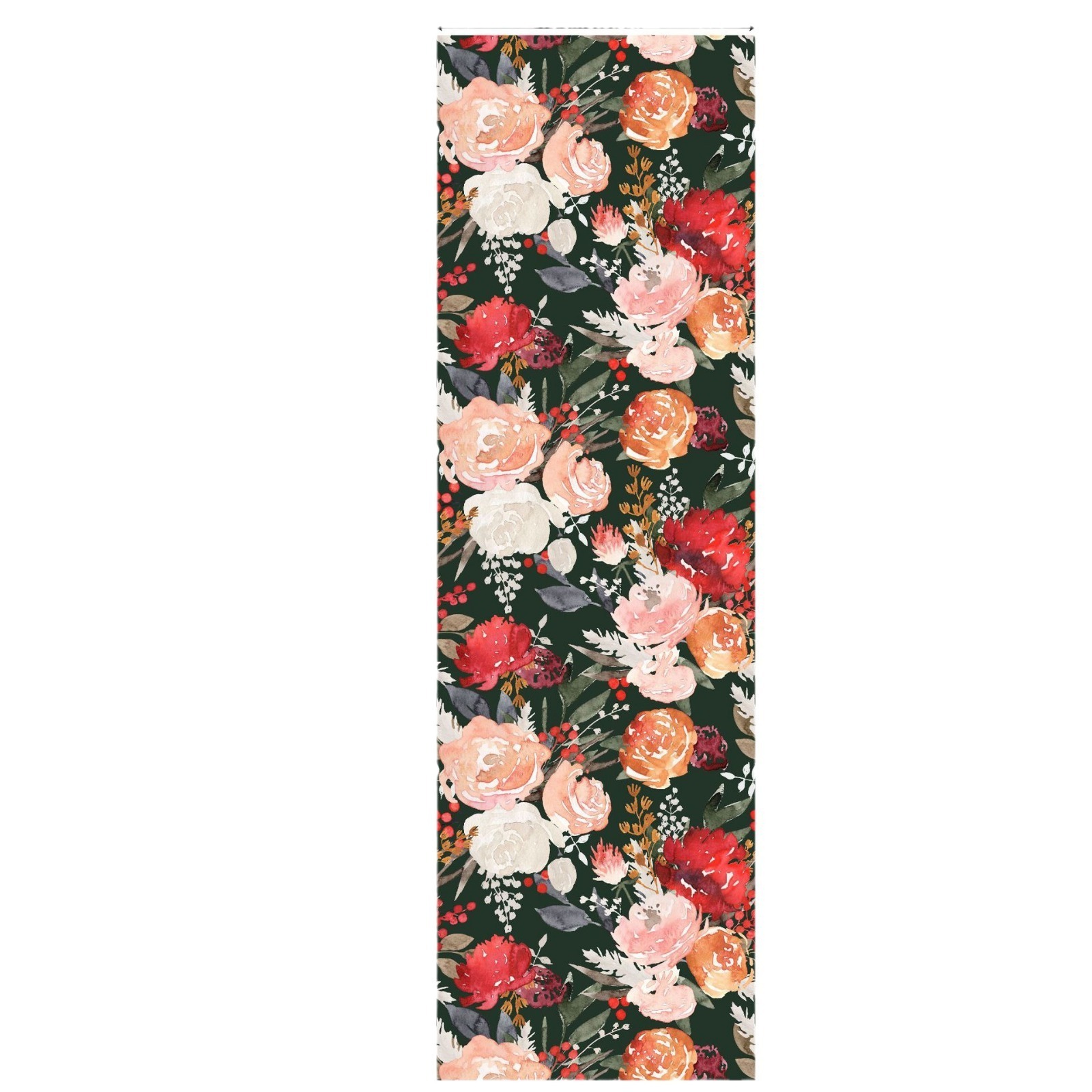 Watercolor flower rose retro self-adhesive wallpaper foreign trade hot sale wallpaper removable dormitory renovation mural