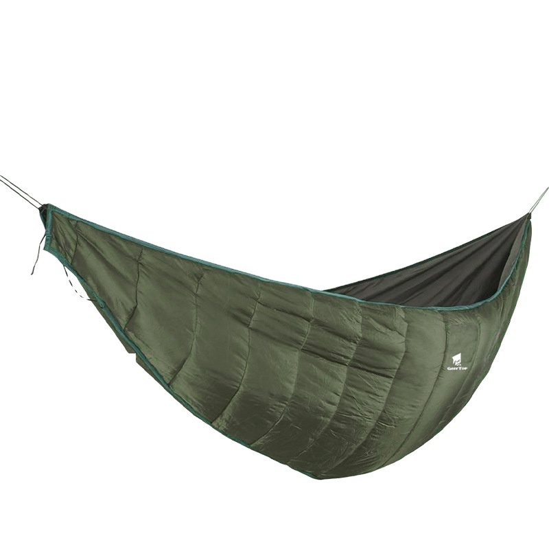 Large space outdoor leisure convenient camping hammock sleeping bag waterproof and cold-proof light camping hammock warm quilt