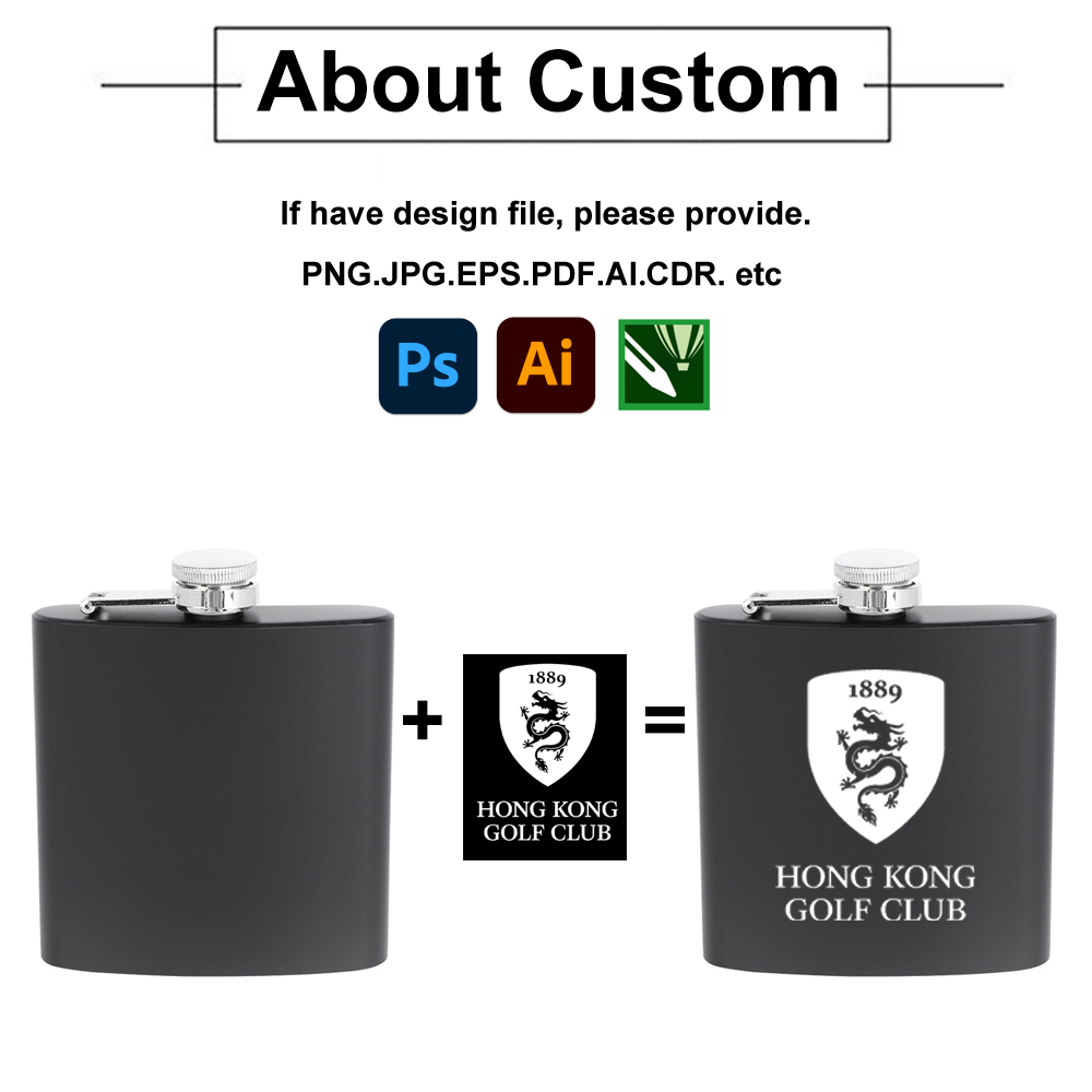 Custom Logo Different Capacity Male Alcohol Whisky Wine Pot Bottle Pocket Portable Stainless Steel Hip Flasks 1-18oz