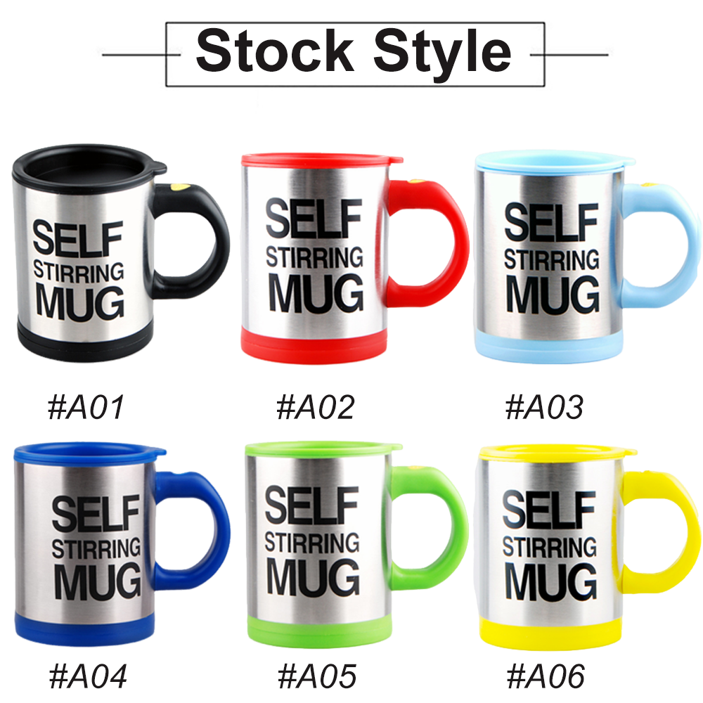 Custom Logo Electric Auto Self Stirring Mug Coffee 304 Mixing Cup Self Stirring Coffee Mug Coffee Cup For Office