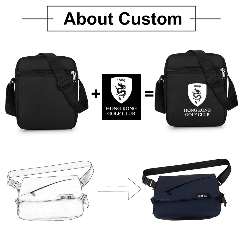 Wholesale Custom Casual Logo Men's Messenger bags Cross Body Unisex Outdoor Shoulder Tool Crossbody Bag For Men Designer Bags