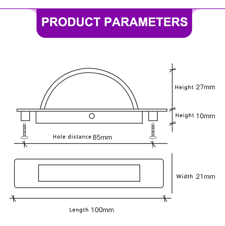 Desk Modern Kitchen Cabinet Handle Conceal Hidden Handles Drawer Handle Furniture Hardware Type