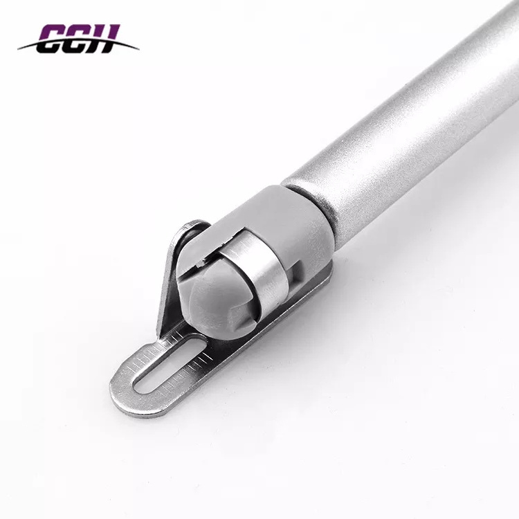 Furniture Hardware Pneumatic Flap Lid Stay Silver Gas Spring Support Kitchen Cabinet Door Spring