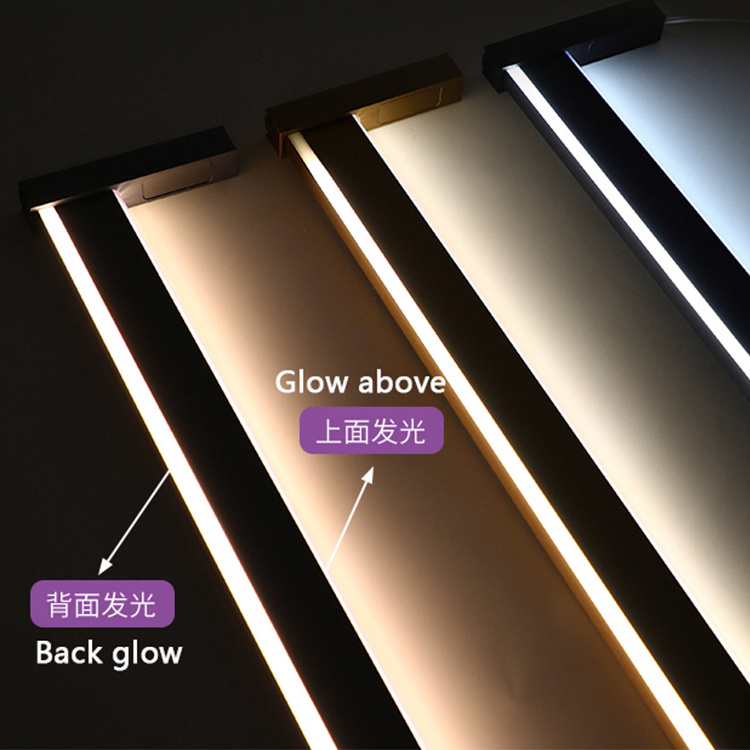 Led Aluminum Light Wardrobe Clothes Hanging Rail Profile with Led Sensor motion Light Closet cloth rod