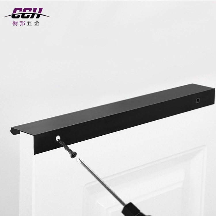 Kitchen cabinets Concealed Handle aluminium profile furniture