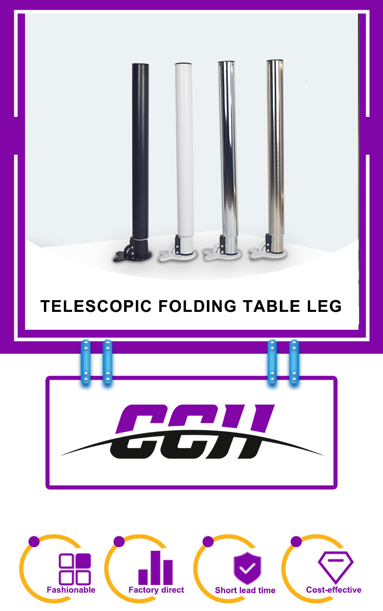 Wholesale High Quality Folding Table Leg table legs metal Telescopic Height Adjustable Folding Dining Table legs