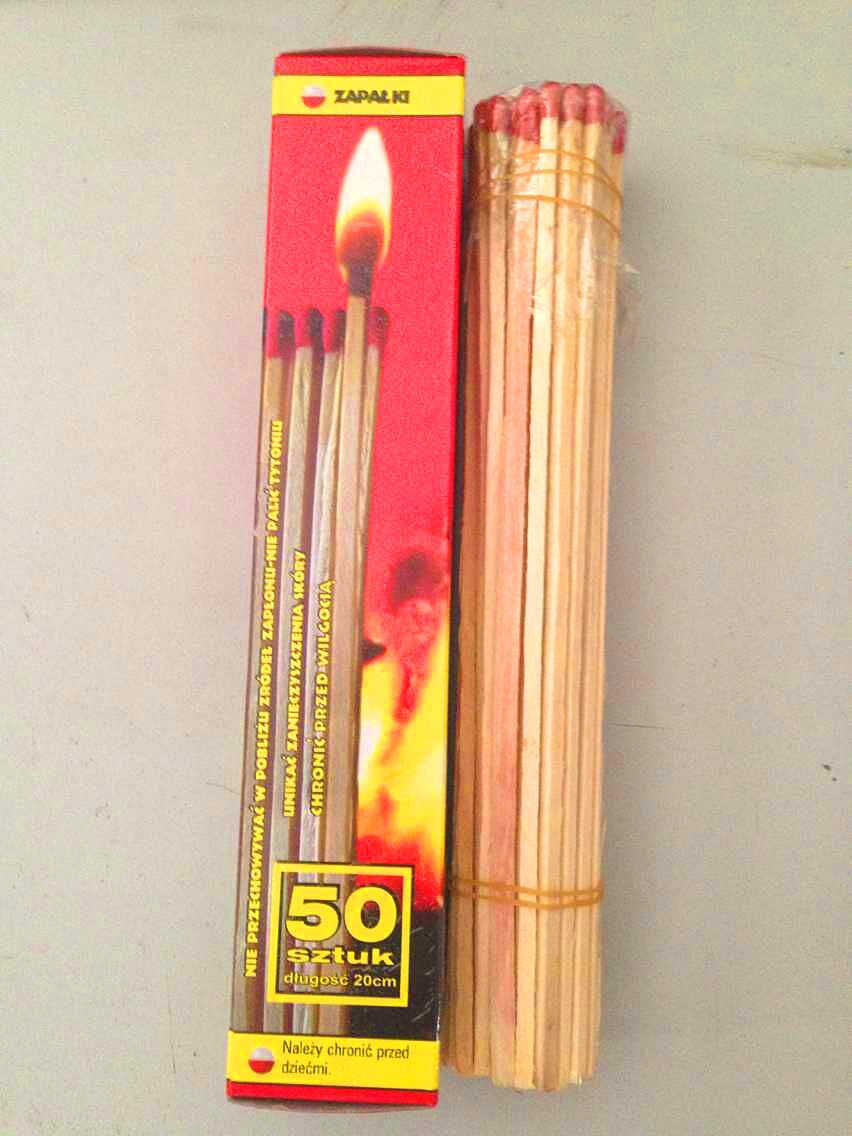 280mm extra long matches for fireplace BBQ festival