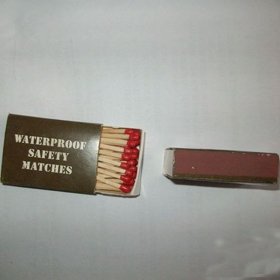 40pcs Matches Survival  accessory emergency waterproof matches