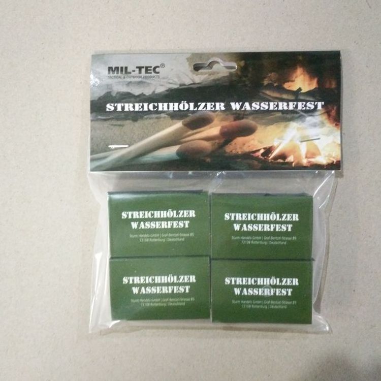 Waterproof matches survival matches Outdoor Stormproof Matches